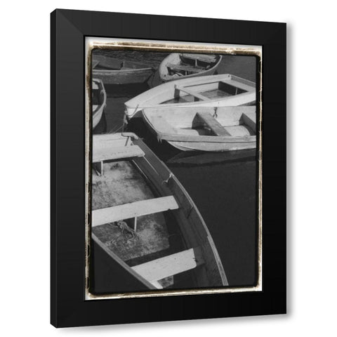 5 at Rest Black Modern Wood Framed Art Print by DeNardo, Laura