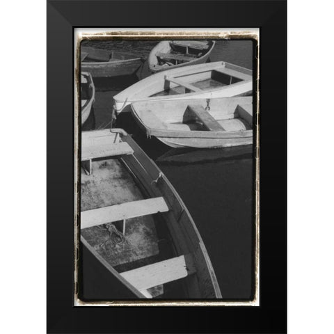 5 at Rest Black Modern Wood Framed Art Print by DeNardo, Laura