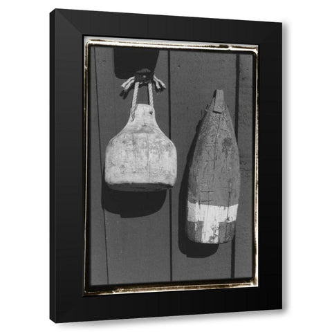 Marks the Spot Black Modern Wood Framed Art Print by DeNardo, Laura