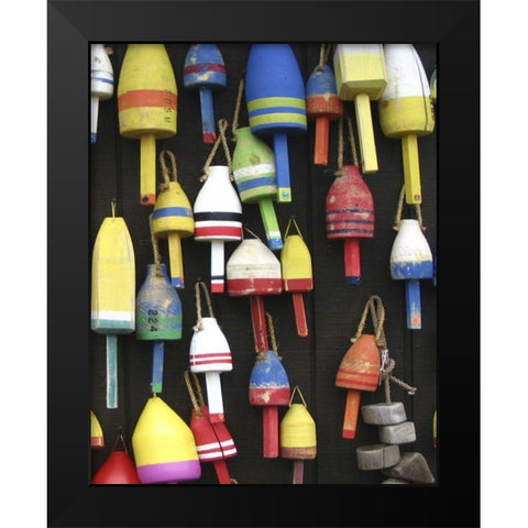 Northeast Harbor II Black Modern Wood Framed Art Print by Fagalde, Jarman