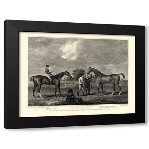 Eclipse and Shakespeare Black Modern Wood Framed Art Print by Scott, John