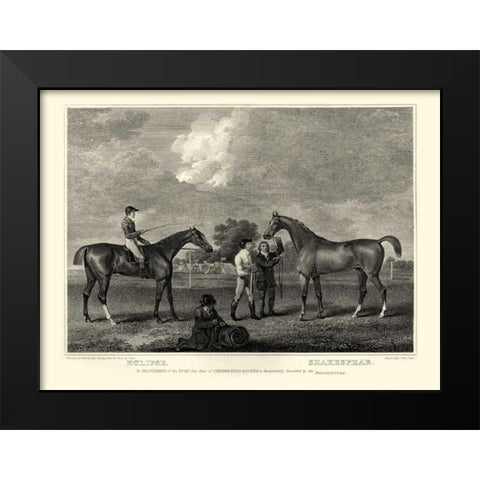 Eclipse and Shakespeare Black Modern Wood Framed Art Print by Scott, John