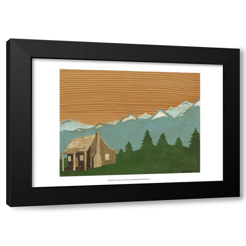 Montana Sky 1 Black Modern Wood Framed Art Print with Double Matting by Lam, Vanna