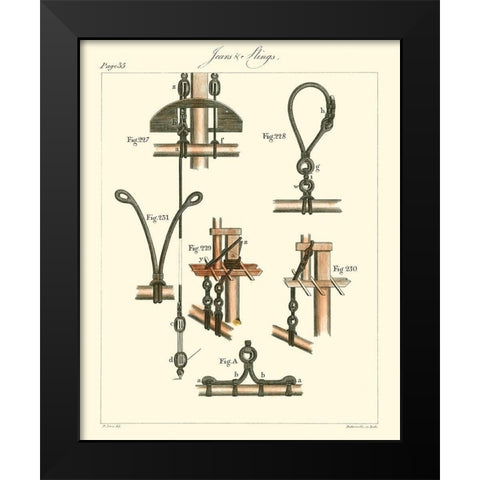 Nautical Details VI Black Modern Wood Framed Art Print by Unknown