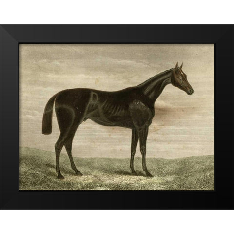 Pretender Black Modern Wood Framed Art Print by unknown