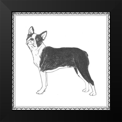 Best in Show I Black Modern Wood Framed Art Print by Meagher, Megan