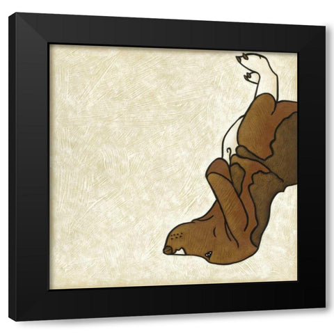 Good Dog II Black Modern Wood Framed Art Print with Double Matting by Zarris, Chariklia