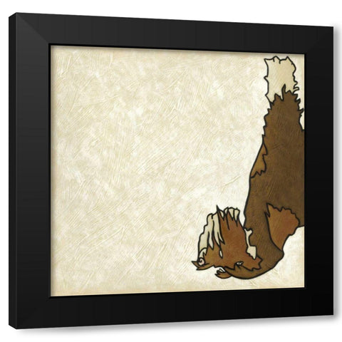 Good Dog VI Black Modern Wood Framed Art Print with Double Matting by Zarris, Chariklia