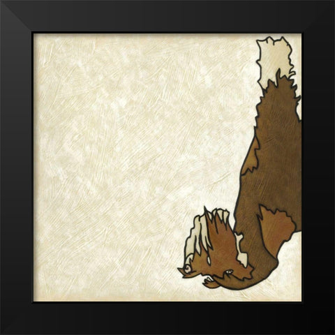 Good Dog VI Black Modern Wood Framed Art Print by Zarris, Chariklia