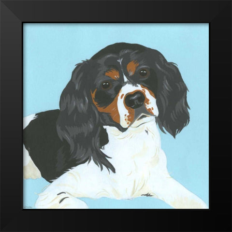 Scout Black Modern Wood Framed Art Print by Vess, June Erica