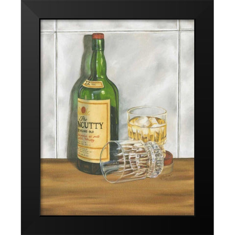 Scotch Series I Black Modern Wood Framed Art Print by Goldberger, Jennifer