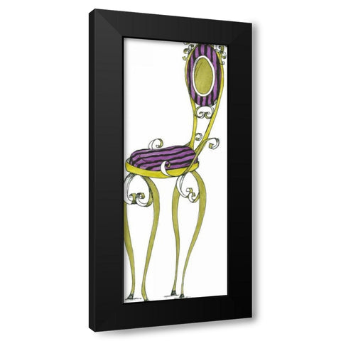 Wendy Black Modern Wood Framed Art Print with Double Matting by Goldberger, Jennifer