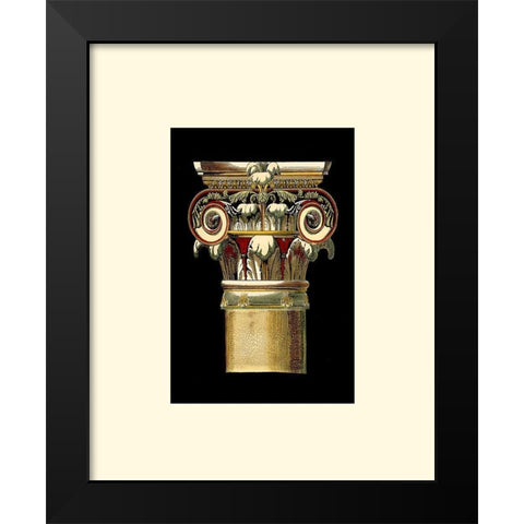 Single Capital I Black Modern Wood Framed Art Print by Unknown