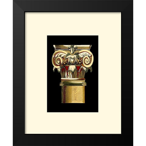 Single Capital II Black Modern Wood Framed Art Print by Unknown