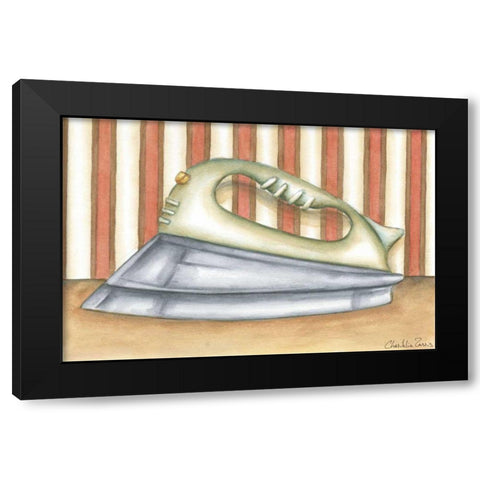 Acme Delux Iron Black Modern Wood Framed Art Print with Double Matting by Zarris, Chariklia