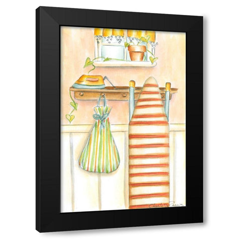 Laundry Day II (PT) Black Modern Wood Framed Art Print by Zarris, Chariklia