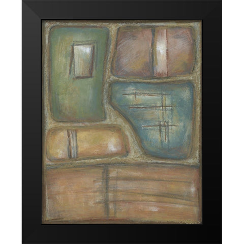 Relic II Black Modern Wood Framed Art Print by Zarris, Chariklia