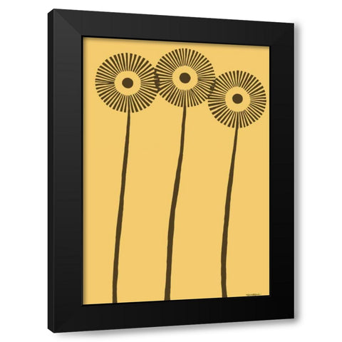 Dandy Dichromatics I Black Modern Wood Framed Art Print by Lam, Vanna