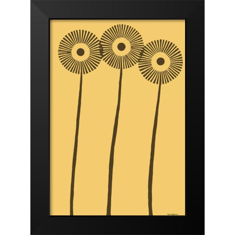 Dandy Dichromatics I Black Modern Wood Framed Art Print by Lam, Vanna