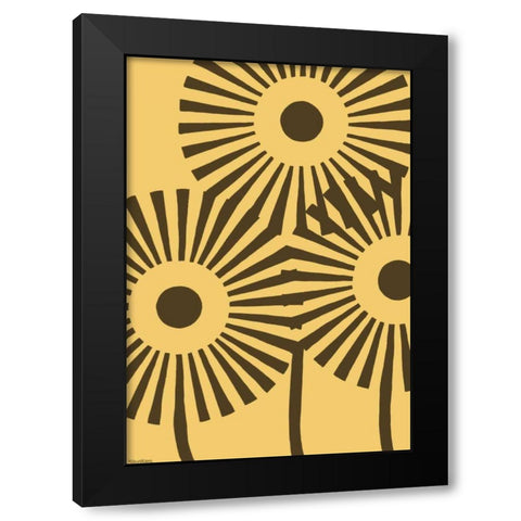Dandy Dichromatics II Black Modern Wood Framed Art Print with Double Matting by Lam, Vanna