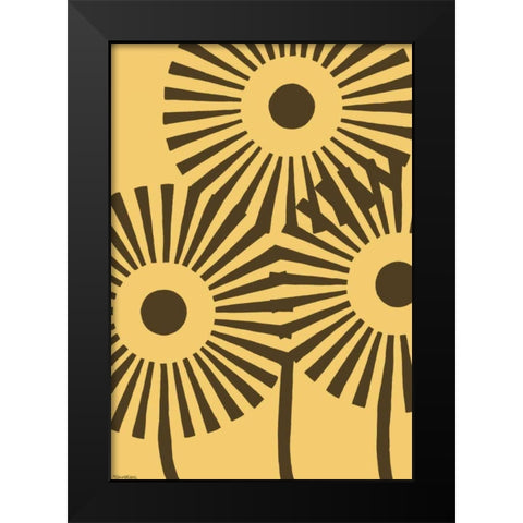 Dandy Dichromatics II Black Modern Wood Framed Art Print by Lam, Vanna