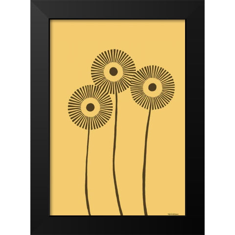 Dandy Dichromatics III Black Modern Wood Framed Art Print by Lam, Vanna