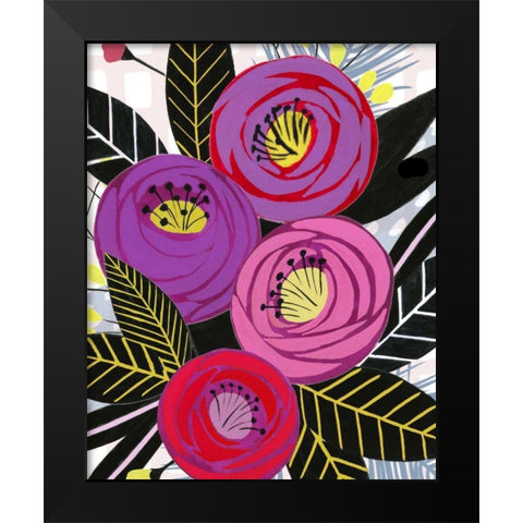 Sunkissed Silhouette II Black Modern Wood Framed Art Print by Vision Studio