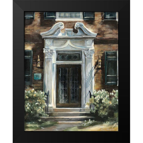 Custom Monument Avenue Black Modern Wood Framed Art Print by Meagher, Megan