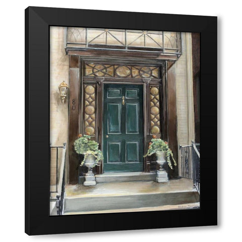 Custom Mulberry Street Black Modern Wood Framed Art Print by Meagher, Megan