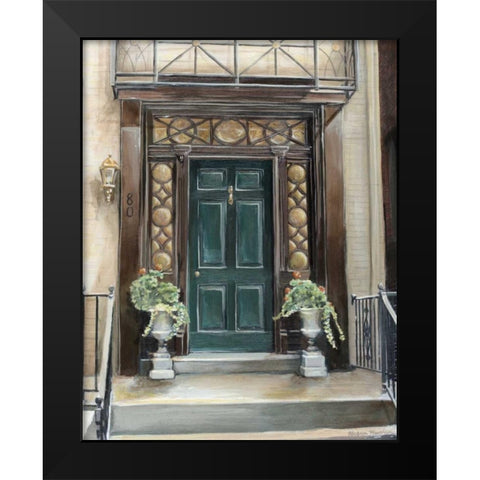 Custom Mulberry Street Black Modern Wood Framed Art Print by Meagher, Megan
