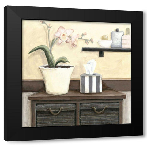 Spa Retreat III Black Modern Wood Framed Art Print by Meagher, Megan
