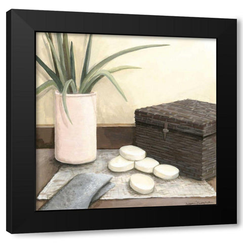 Spa Retreat IV Black Modern Wood Framed Art Print by Meagher, Megan