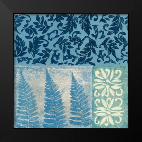 Natures Montage I Black Modern Wood Framed Art Print by Slocum, Nancy
