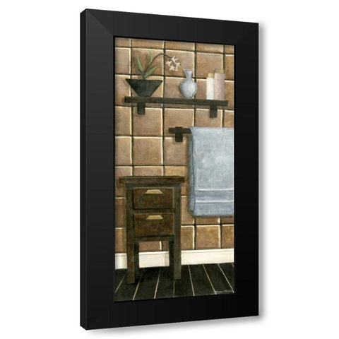 Modern Bath Panel IV Black Modern Wood Framed Art Print by Meagher, Megan