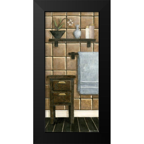 Modern Bath Panel IV Black Modern Wood Framed Art Print by Meagher, Megan