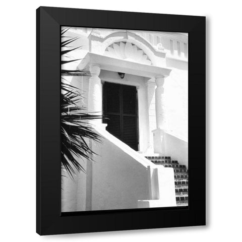 Bermuda Architecture II Black Modern Wood Framed Art Print with Double Matting by DeNardo, Laura