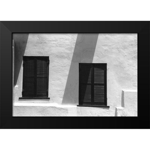 Bermuda Architecture VII Black Modern Wood Framed Art Print by DeNardo, Laura