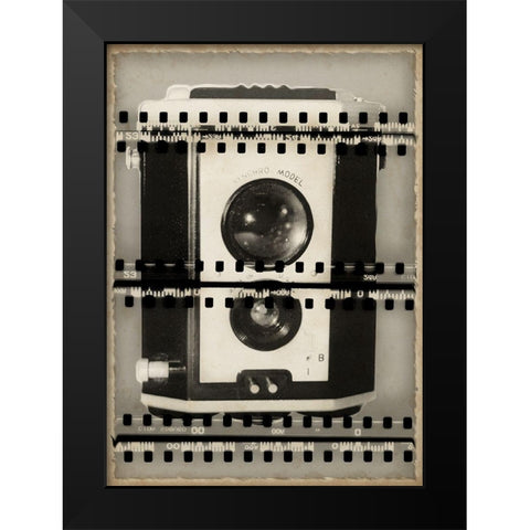 Camera Obscura IV Black Modern Wood Framed Art Print by Vision Studio