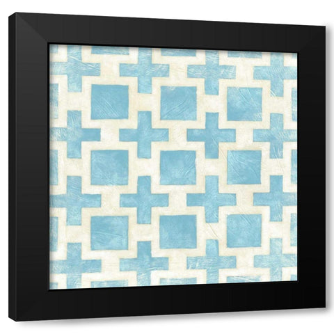 Small Modern Symmetry III Black Modern Wood Framed Art Print with Double Matting by Zarris, Chariklia