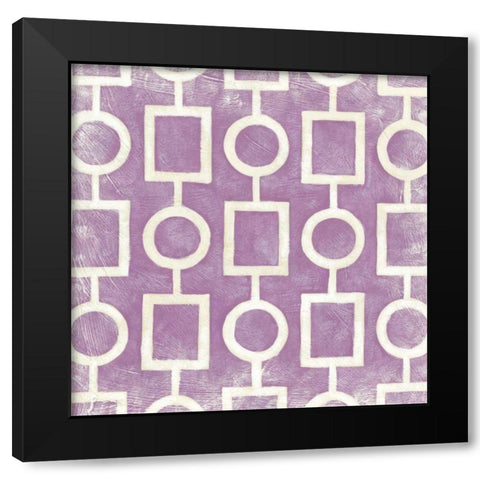 Small Modern Symmetry IV Black Modern Wood Framed Art Print with Double Matting by Zarris, Chariklia