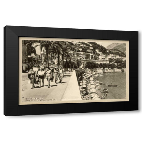 Summer in France I Black Modern Wood Framed Art Print by Unknown