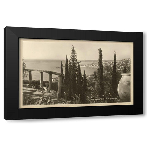 Summer in France V Black Modern Wood Framed Art Print with Double Matting by Unknown