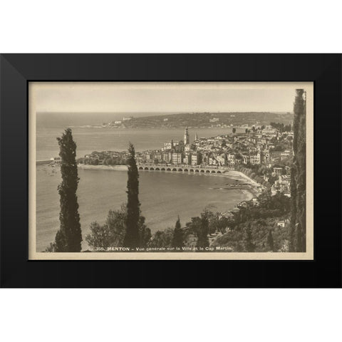 Summer in France VI Black Modern Wood Framed Art Print by Unknown