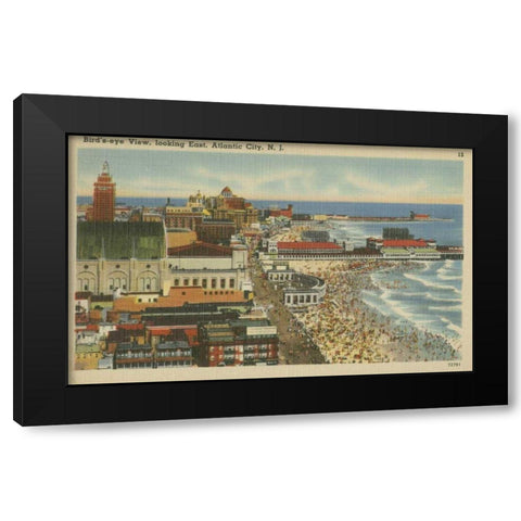 Atlantic City, NJ- III Black Modern Wood Framed Art Print by Unknown