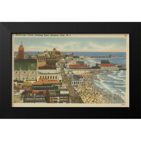 Atlantic City, NJ- III Black Modern Wood Framed Art Print by Unknown