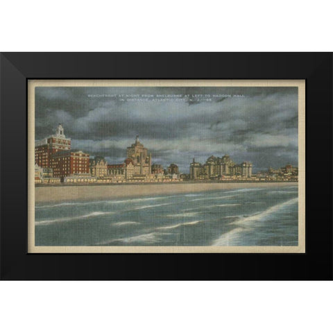 Atlantic City, NJ- VII Black Modern Wood Framed Art Print by Unknown