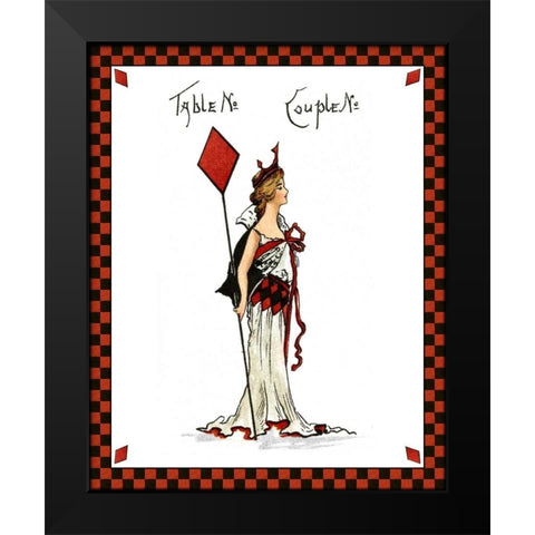 Bridge Party III Black Modern Wood Framed Art Print by Vision Studio