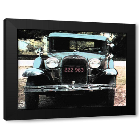 Joy Ride III Black Modern Wood Framed Art Print by Ilosky, Pam