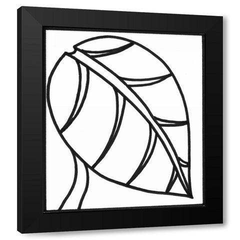 Sprout I Black Modern Wood Framed Art Print with Double Matting by Stramel, Renee W.