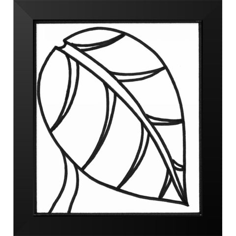 Sprout I Black Modern Wood Framed Art Print by Stramel, Renee W.